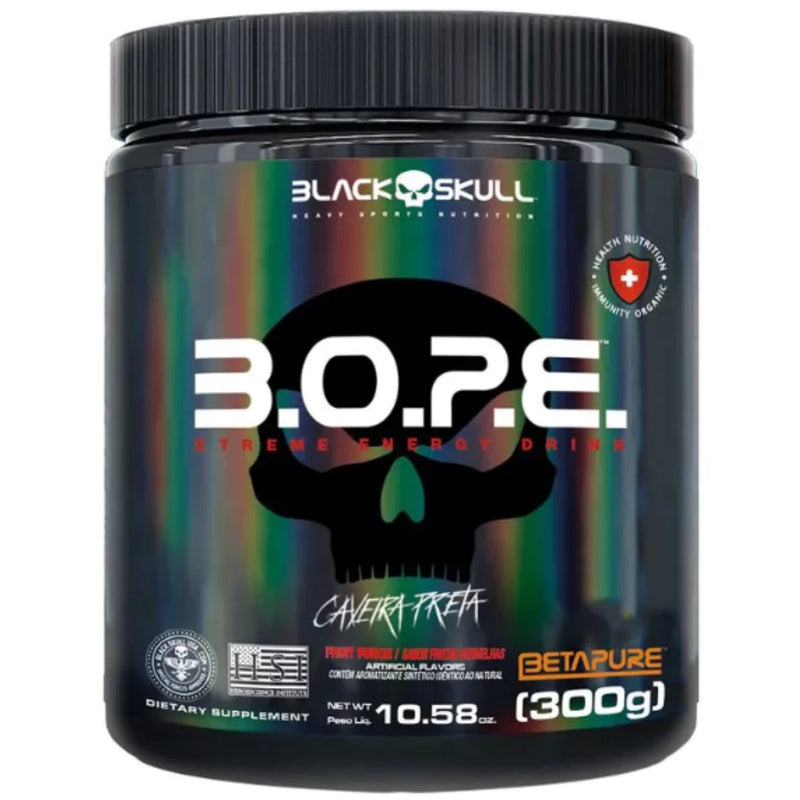 Pré Treino B.o.p.e 300g - BlackSkull (Bope 60 Doses)