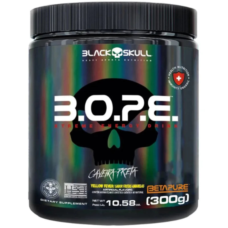 Pré Treino B.o.p.e 300g - BlackSkull (Bope 60 Doses)